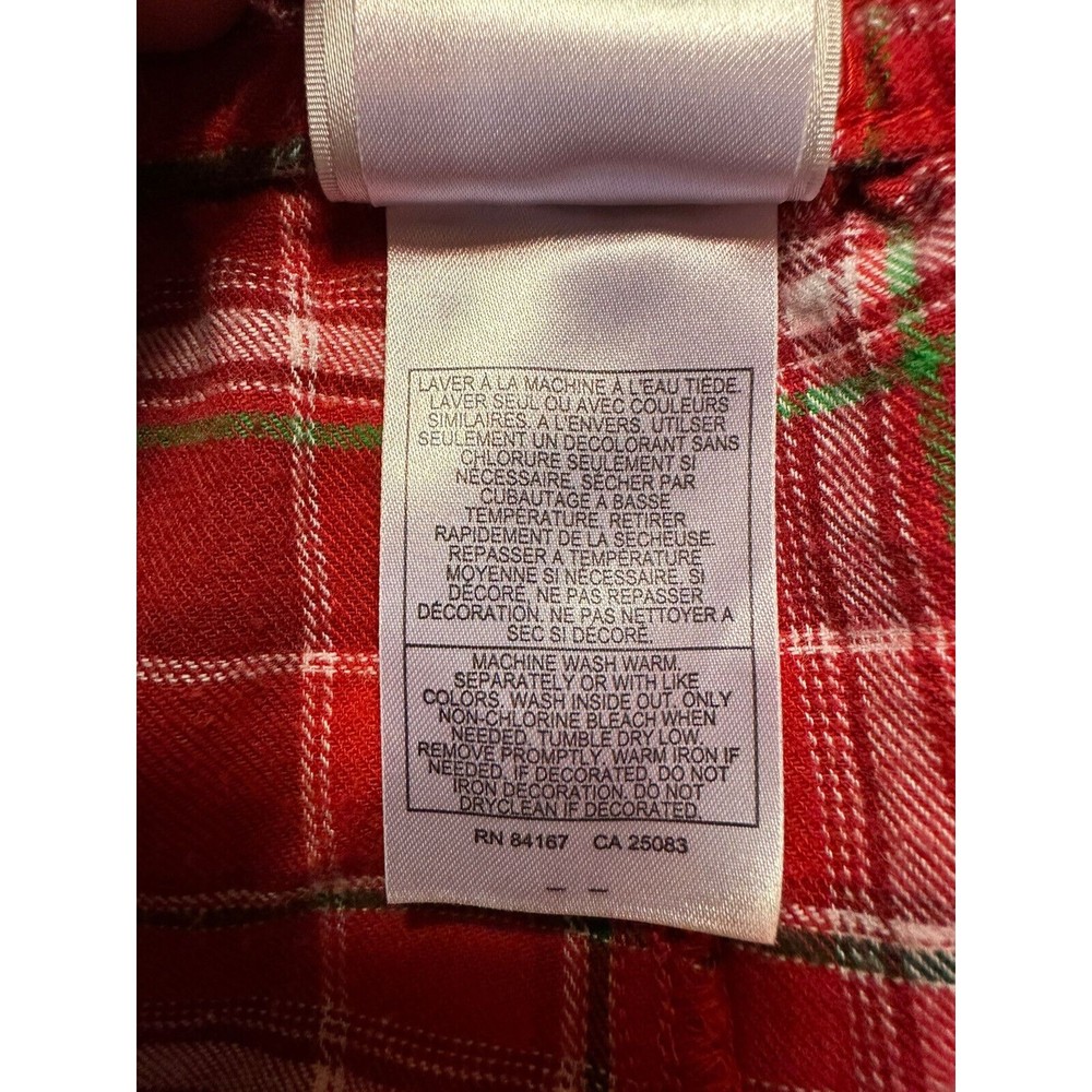 Disney Store Christmas Mickey Pajama Set PJ's Sleepwear Top And Bottom M… - Picture 15 of 15